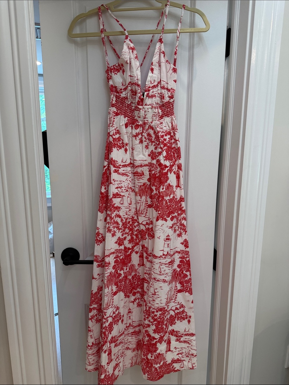 Vineyard Vines smocked sconset maxi dress
